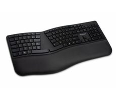 Kensington Pro Fit Ergo Wireless Keyboard černá / Bezdrátová klávesnice / 2.4 GHz / Bluetooth 4.0 / rozložení kláves UK 