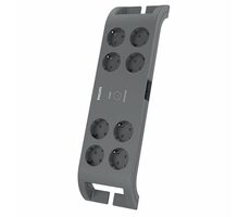 Philips SPN3180A/60 šedá / Přepěťová ochrana / 8 zásuvek 
