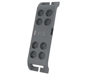 Philips SPN3180A/60 šedá / Přepěťová ochrana / 8 zásuvek 