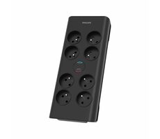 Philips SPN7080BA/60 černá / Přepěťová ochrana / 8 zásuvek
