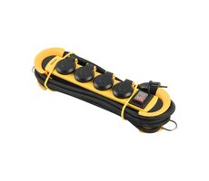 Philips SPN5140YC/60 žlutá / Prodlužovací kabel / 4 zásuvky / 5m