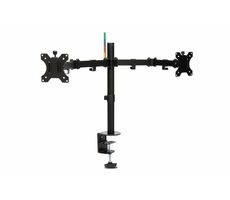 Kensington SmartFit® Ergo Dvojité rameno na LED | LCD až 32" 2x8kg  / svorka / na stůl / VESA / černá