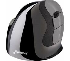 Evoluent Wireless VerticalMouse D šedá (S) / Ergonomická myš / Bezdrátová / pouze pro praváky