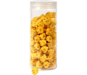 Keychron Gateron Cap V2 Golden-Yellow Switch Set - 110ks / Spínače do mechanické klávesnice / Yellow