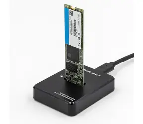 Qoltec 50313 Dokovací stanice pro SSD M.2 SATA PCIe NGFF NVMe USB 3.1