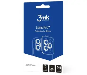 3mk Lens Pro Tvrzené sklo ochrana kamery pro Apple iPhone 14 Pro & iPhone 14 Pro Max Graphite Gray