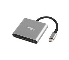 Natec Fowler mini / Multiportový adaptér / 4K HDMI / 1 xUSB 3.0 / 1x USB-C 