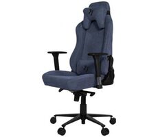 AROZZI VERNAZZA Soft Fabric modrá / herní židle / 134 - 143 cm / nosnost 145 kg / polyester
