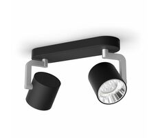 Philips Byrl bodové LED svítidlo 8,6W / 860lm / 2200 - 2700K / krokové stmívání / IP20 / černé