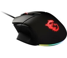 MSI Clutch GM20 Elite černá / Herní optická myš / 6400 DPI / 6 tlačítek / USB / RGB