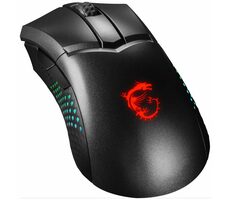 MSI Clutch GM51 Lightweight Wireless černá  / Herní optická myš / nabíjecí stanice / 26000 DPI / 6 tlačítek / USB / RGB