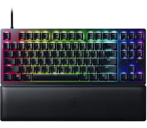 Razer Huntsman V2 Tenkeyless purple černá / Herní klávesnice / mechanická / drátová (USB) / spínače Razer Clicky optical