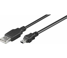 Goobay 50768 kabel USB 2.0 A na USBmini-B 3m černá