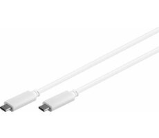 Goobay 67194 propojovací kabel USB-C 3.1 gen.1 M 1 m bílá