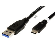 Goobay 73141 synchronizační a nabíjecí kabel Super Speed USB-C na USB A 3.0 3 m černá