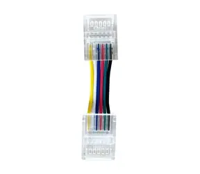 IMMAX Konektor CLICK 12mm s kabelem 2.5cm / RGB+CCT / 6pin