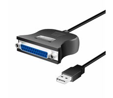LogiLink UA0054A USB-A 2.0 (M) - DB25 (F) kabel 1.8m