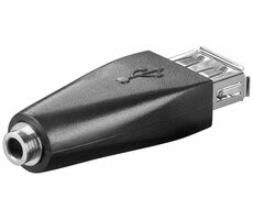 PremiumCord USB2.0 adaptér na stereo jack 3.5mm samice