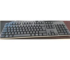 DELL KB522 CZ/SK černá / Klávesnice / membránová / CZ/SK layout / USB / 1.8 m