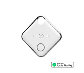 FIXED Smart tracker Tag s podporou Apple Find My bílá / Smart tracker pro iOS / BT 5.0 / 1x CR2032 / IP66