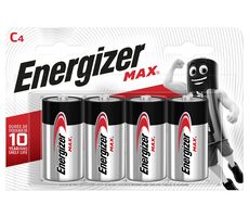 Energizer MAX C 4pack 1.5V alkalické / 4ks / LR14