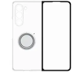 SAMSUNG Clear Gadget Case Ochranný kryt s odnímatelným úchytem pro Samsung Galaxy Z Fold5 transparentní