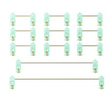 Akko Šroubovací stabilizátor - mint / velikosti: 9x 2u | 1x 6.25u | 1x 7u