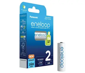 Panasonic Eneloop Nabíjecí baterie AA 2000 mAh 2ks / Ni-MH / blistr