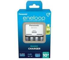 Panasonic K-KJ51MCD04E Eneloop Basic nabíječka + 4x AAA 800 mAh / Ni-MH / 4ks