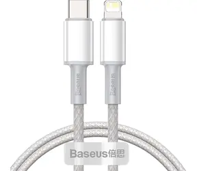 Baseus CATLGD-02 Kabel USB-C (M) - Lightning (M) 1 m bílá / 20W