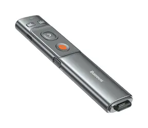 Baseus WKCD000013 Dálkové ovládání pro prezentace s laserovým ukazovátkem šedá
