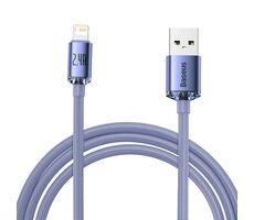 Baseus CAJY000105 Kabel USB-A (M) - Lightning (M) 2 m fialová