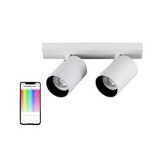 Yeelight Smart Spotlight bílá (2 žárovky) / stropní svítidlo / LED / 16 milionů odstínů / 6500 K / 700 lm / Wi-Fi 
