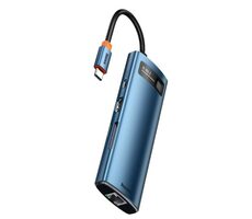 Baseus WKWG000103 Dokovací stanice / 3x USB 3.0 / HDMI / USB-C PD / RJ45 / SD karty