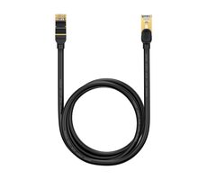 Baseus WKJS010201 Síťový kabel CAT7 1.5 m černá / Patch kabel / RJ45 - RJ45