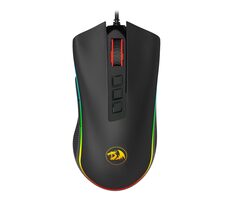 Redragon Cobra M711 černá / Herní optická myš / 10000 DPI / USB / 7 tlačítek / RGB podsvícení / 1.8 m