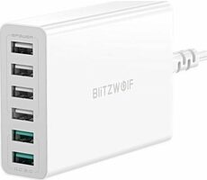 BlitzWolf BW-S15 EU bílá / Nabíječka / 60W / QC 3.0 / USB-A