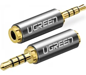 UGREEN 20501 Redukce 2.5 mm micro jack (M) - 3.5 mm mini jack (F) šedá