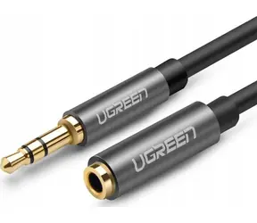 UGREEN AV118 Prodlužovací kabel 3.5 mm jack (M-F) 2 m černá
