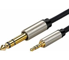 UGREEN AV127 Kabel 3.5 mm jack TRS - 3m šedá