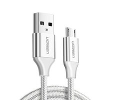 UGREEN micro USB Kabel QC 3.0 2.4A 1m bílá