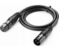 UGREEN AV130 Kabel XLR - XLR M/F - 2m černá