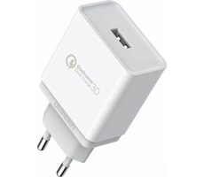 UGREEN CD122 Nabíječka pro mobilní telefony bílá / USB-A / QC3.0 / 18W