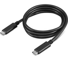 Lenovo Kabel USB-C(M) - USB-C(M) 1m černá / 2x USB-C (M) / 100W@20V/5A / 10 Gbs