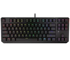 Endorfy Thock TKL CZ Brown černá / Herní klávesnice / Drátová / USB / CZ layout / 87 kláves / RGB