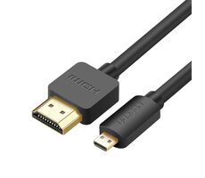 UGREEN HD127 Kabel Micro HDMI - HDMI (M-M) 4K 3D 1.5m černá