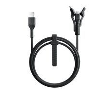 Nomad Kevlar USB-A Universal  kabel - 1.5 m černá