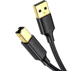 Ugreen US135 Kabel USB-A 2.0 (M) - USB-B (M) 1 m černá / pozlacené konektory