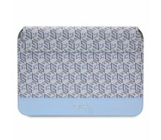 GUESS PU G Cube Computer Sleeve 13/14" modrá