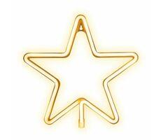 Neolia Dekorativní LED neon Vánoční hvězda teplá bílá / 5V